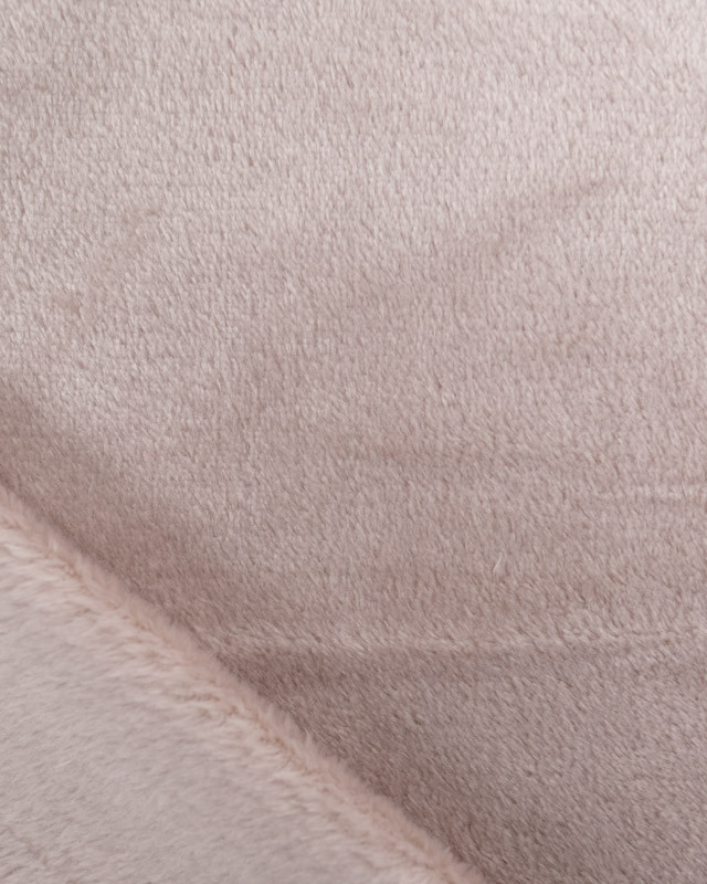 Tissu Doudou Uni Taupe Oeko-Tex - Mercerine