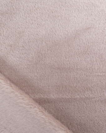 Tissu Doudou Uni Taupe Oeko-Tex - Mercerine