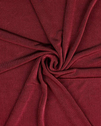 Maille Jersey Légère Irisée Bordeaux - Mercerine