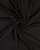 Tissu Maille Jersey Légère Irisée Noir