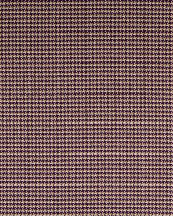 Tissu Jacquard  Mini Pied De Poule Violet - Mercerine