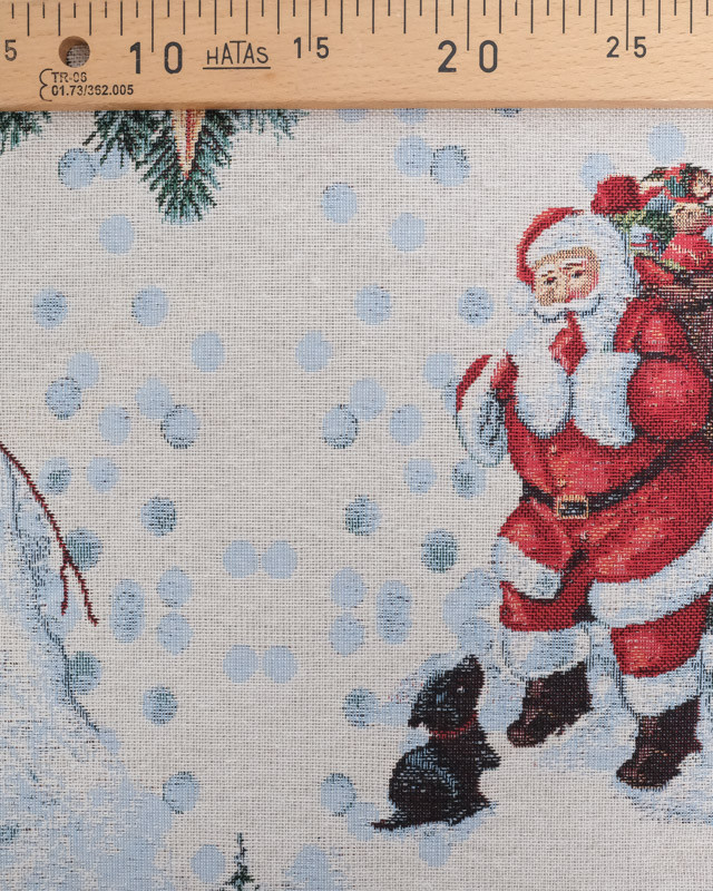 Tissu Jacquard De Noël - Mercerine