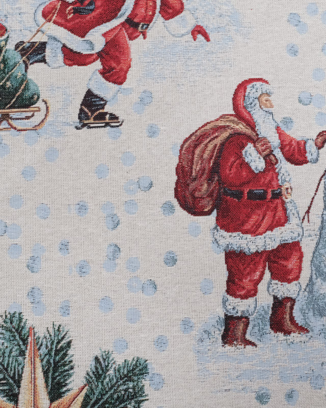 Tissu Jacquard De Noël - Mercerine