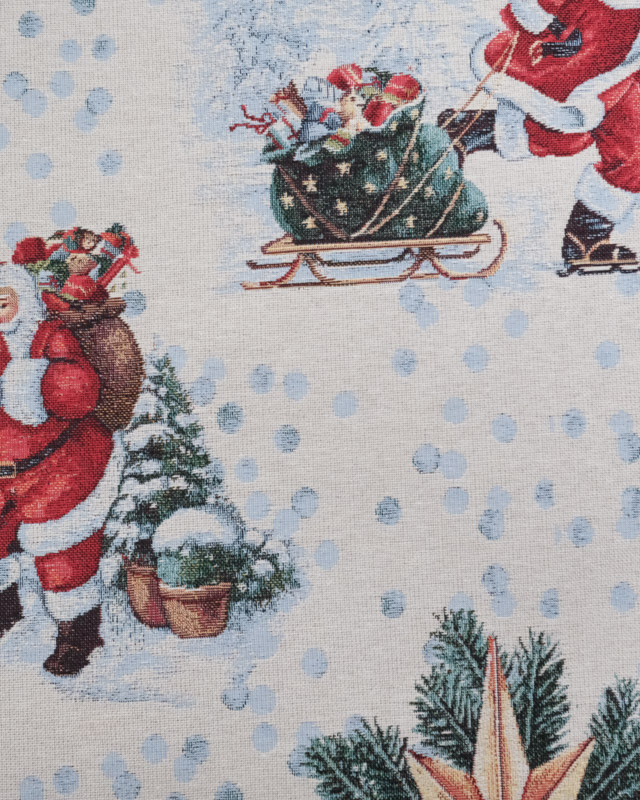 Tissu Jacquard De Noël - Mercerine