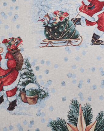 Tissu Jacquard De Noël - Mercerine