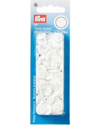 Bouton pression blanc Color Snaps -Prym - Mercerine