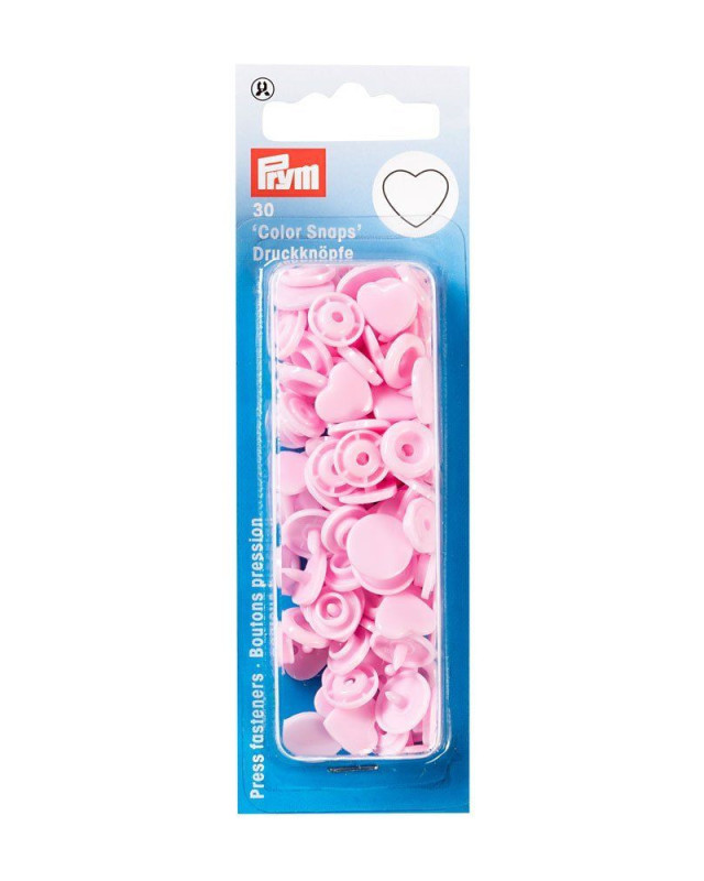 Bouton pression Rose Coeur Color Snaps Prym - Mercerine