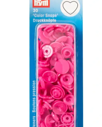 Mercerie en ligne : Prym Bouton pression coeur rose bonbon - Mercerine