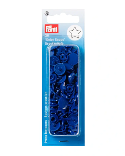 Bouton pression étoile bleu royal Color Snaps Prym - Mercerine