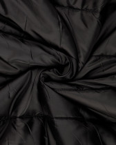 Tissu Matelassé Mat Noir