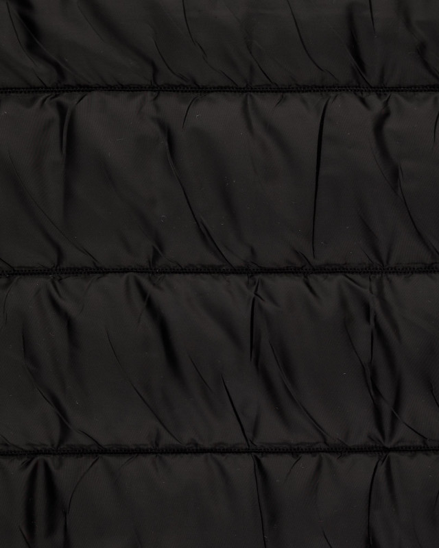 Tissu Matelassé Mat Noir - Mercerine