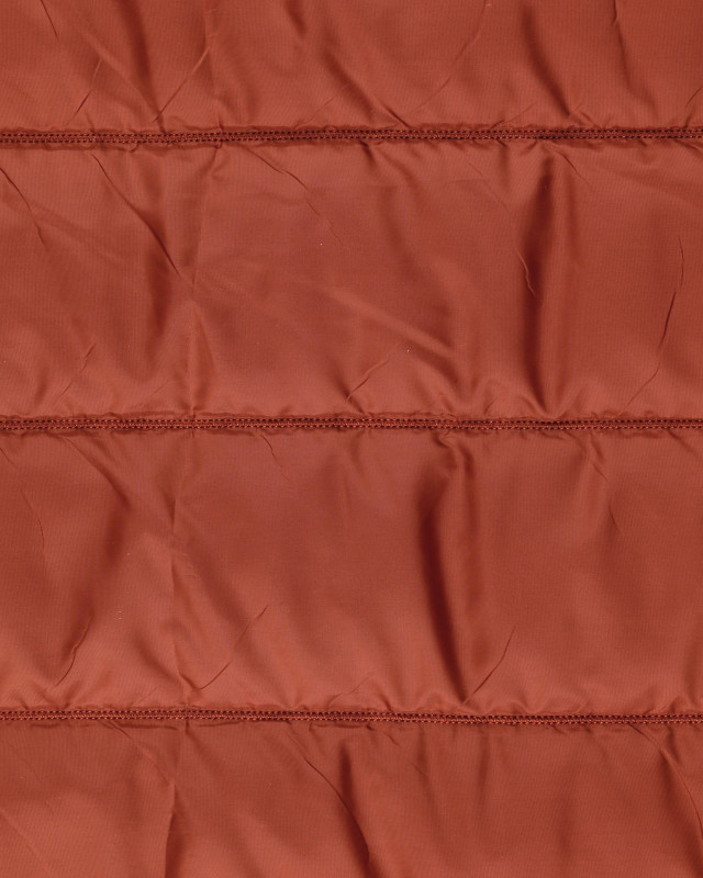 Tissu Matelassé Mat Terracotta - Mercerine