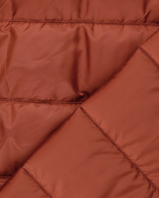 Tissu Matelassé Mat Terracotta - Mercerine