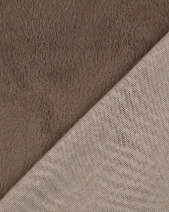 Fausse Fourrure Extra Douce Stretch Taupe - Mercerine