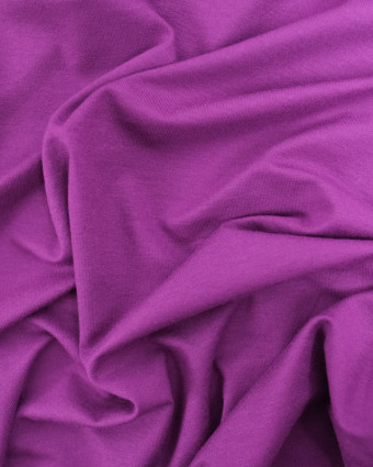 Jersey de Viscose Uni Violet Oeko-Tex - Mercerine