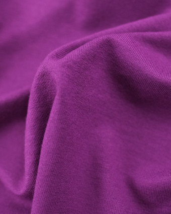 Jersey de Viscose Uni Violet Oeko-Tex -Mercerine