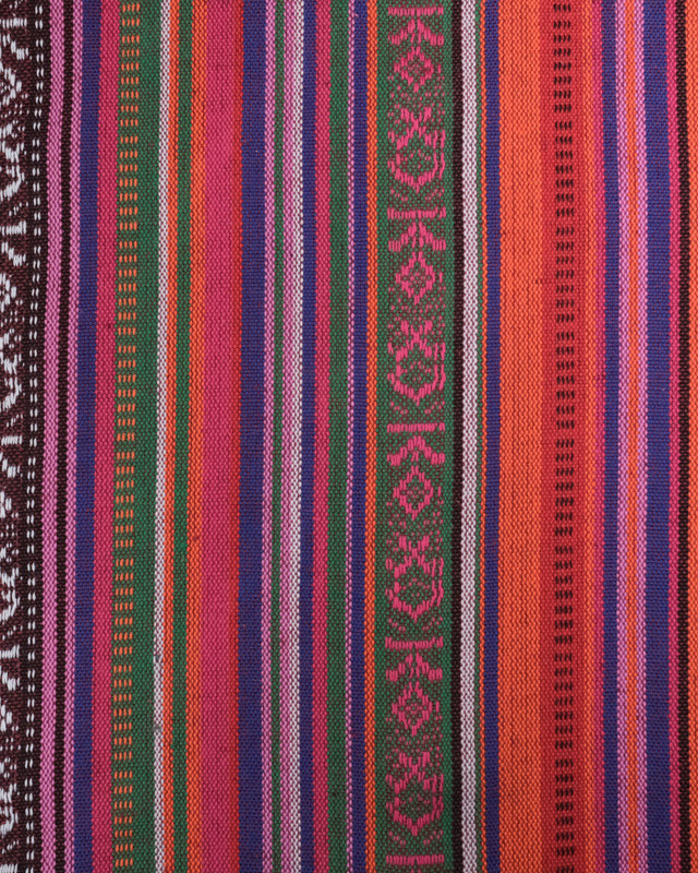 Tissu Mexicain Multicolore  - Mercerine