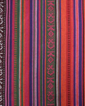 Tissu Mexicain Multicolore  - Mercerine