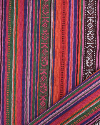 Tissu Mexicain Multicolore  - Mercerine