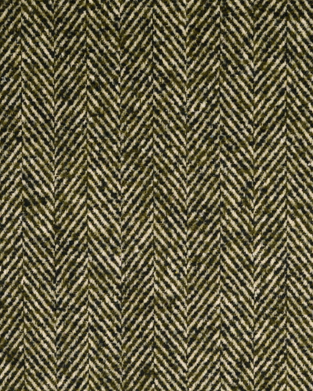 Tweed Chevrons Kaki - Mercerine