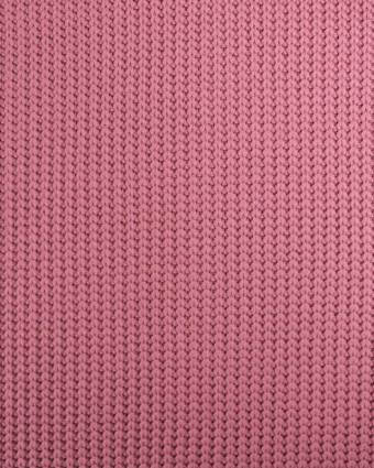 Maille Tricot Lourde Vieux Rose - Mercerine