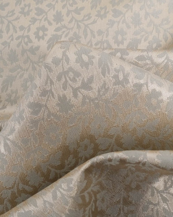 Jacquard Doré Motif Floral- Mercerine