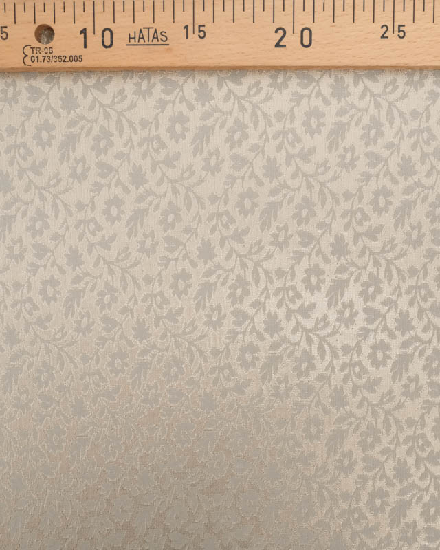 Jacquard Doré Motif Floral- Mercerine