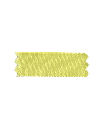 Ruban satin jaune avoine