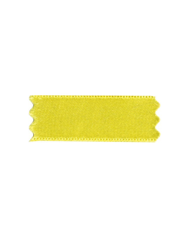 Ruban satin jaune lemon