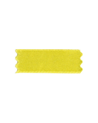 Ruban satin jaune lemon