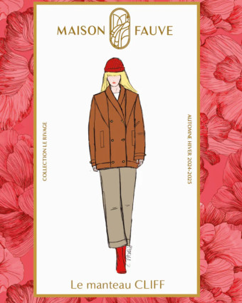 Patron manteau - Maison Fauve - Mercerine