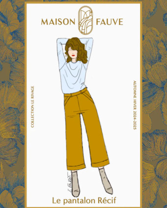 Patron pantalon - Maison Fauve - Mercerine