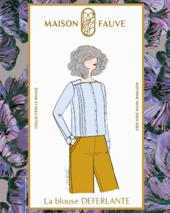 Patron blouse DEFERLANTE - Maison Fauve - Mercerine