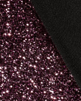 Tissu Sequins épais : Noir ou Doré - Mercerine