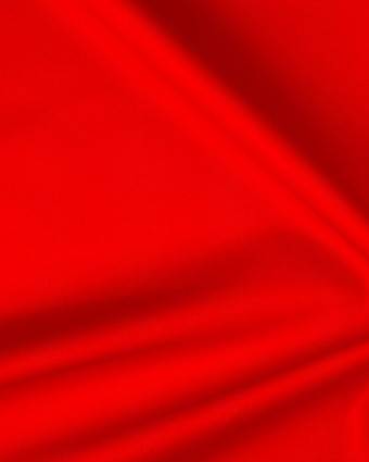 Tissu sergé coton léger rouge - Mercerine