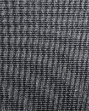 Tissu Stretch Mini Carreaux Gris Lurex Argent - Mercerine