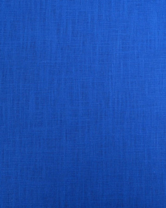 Tissu 100% Lin Uni Bleu Royal - Mercerine