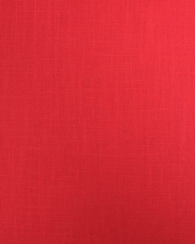 Tissu 100% Lin Uni Rouge - Mercerine