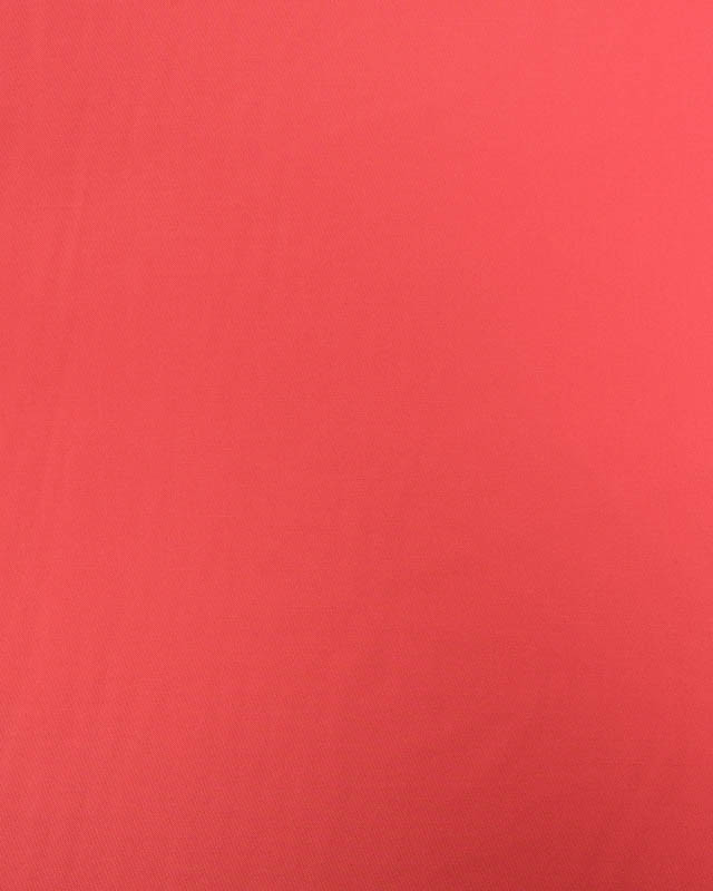 Satin de Viscose Uni Corail - Mercerine