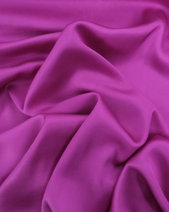 Satin de Viscose Uni Purple - Mercerine