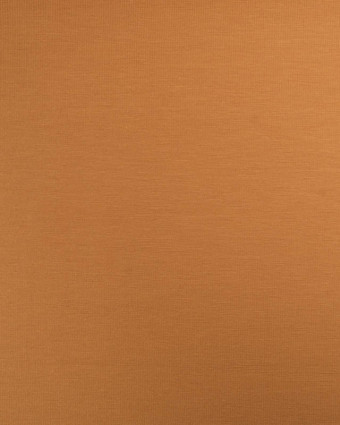 Tissu Jersey de Coton Uni Caramel - Mercerine