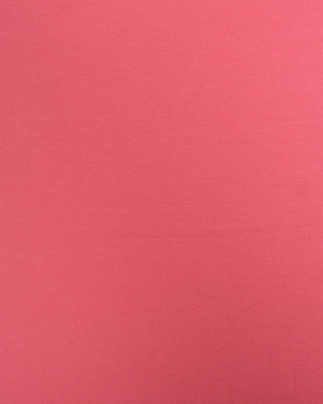 Tissu Jersey de Coton Uni Corail - Mercerine