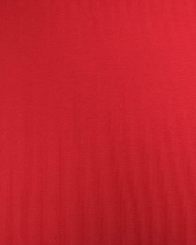 Tissu Jersey de Coton Uni Rouge - Mercerine