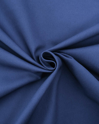 Tissu Sergé de Coton Indigo - Mercerine