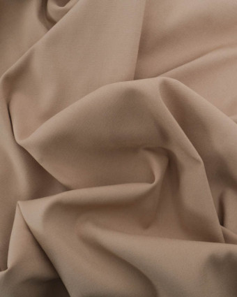 Tissu Viscose Twill Uni Beige - Mercerine