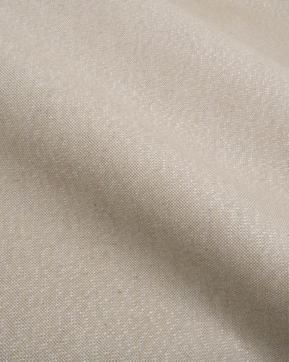 Aspect Lin Lurex Enduit Beige Naturel Argent - Mercerine