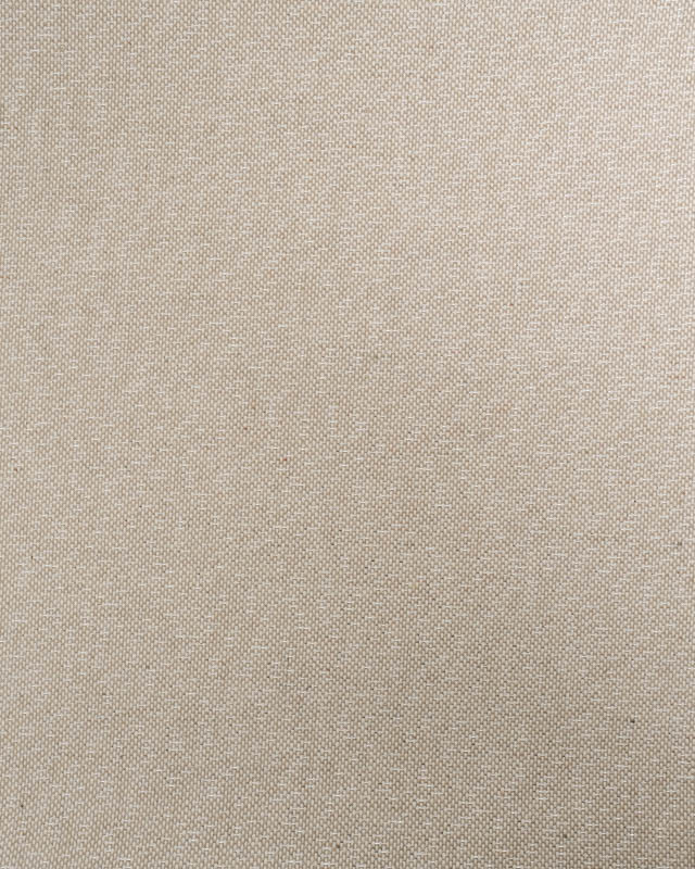 Aspect Lin Lurex Enduit Beige Naturel Argent - Mercerine