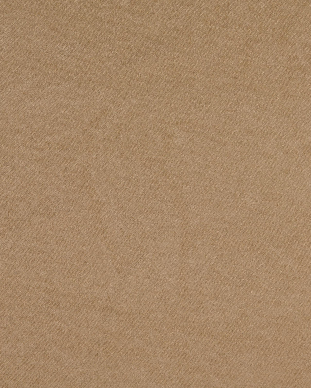 Tissu Jersey Velours Twill Beige - Mercerine