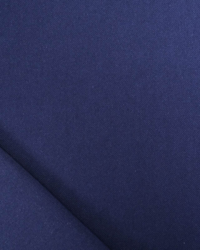 Tissu Demi Natté Uni Navy  - Oeko-Tex - Mercerine