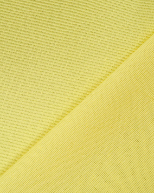 Tissu PolyCoton Uni Grande Largeur Citron - Mercerine